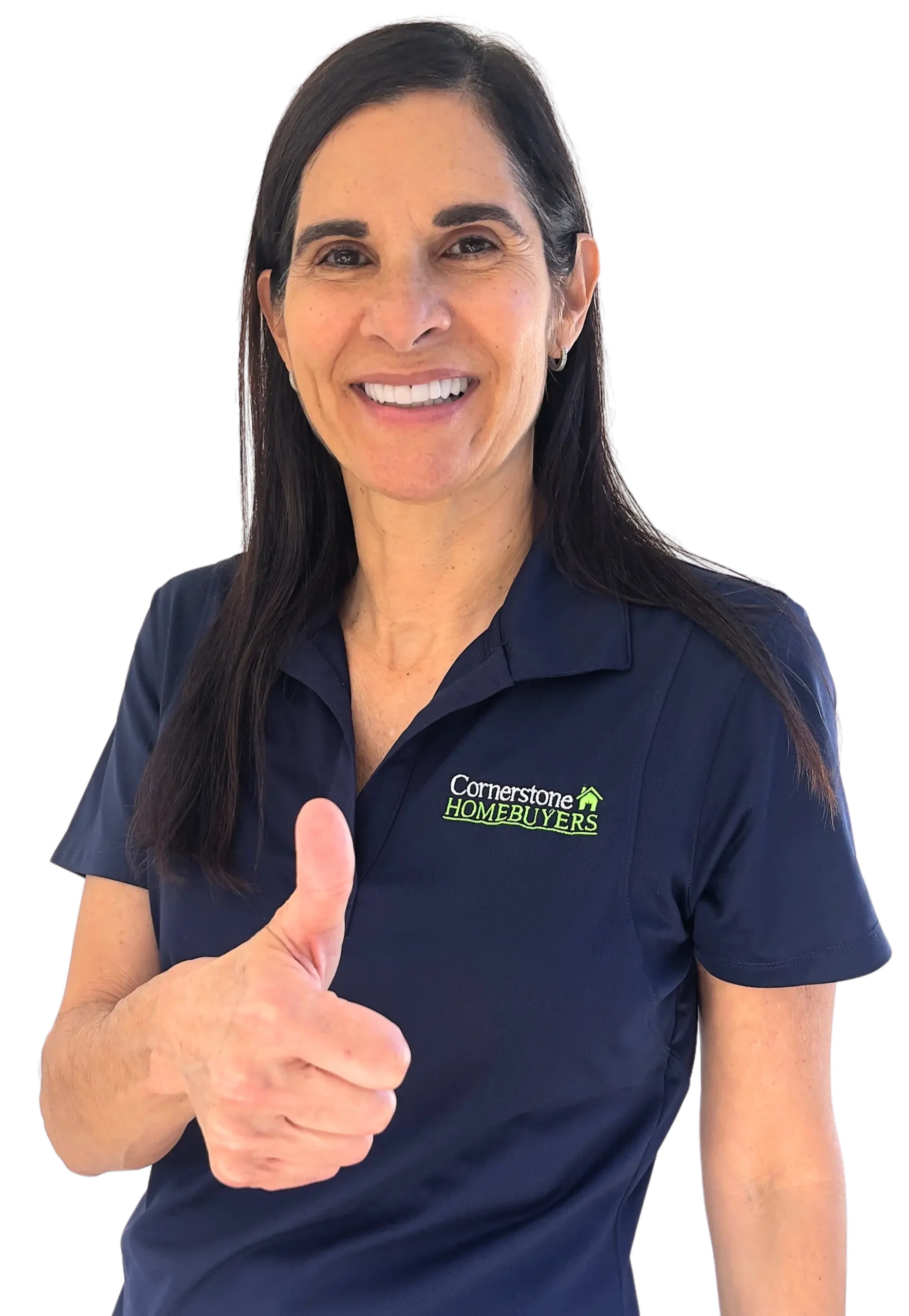 Ellie Verdura with Cornerstone Homebuyers can give you a cash offer for your home today